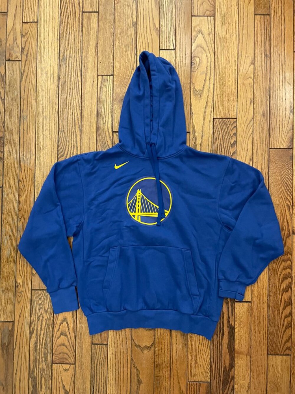 Nike NBA Oversize M Hoodie Golden State Warriors Blue